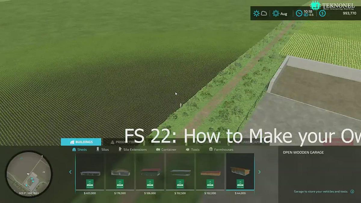 'Video thumbnail for FS 22 how to make your own lake with Placeable Water Mod'