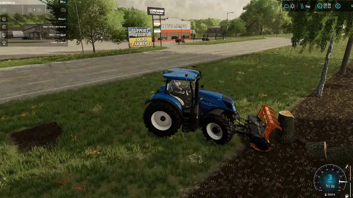 Farming Simulator 22 How To Chop Down A Tree? Teknonel
