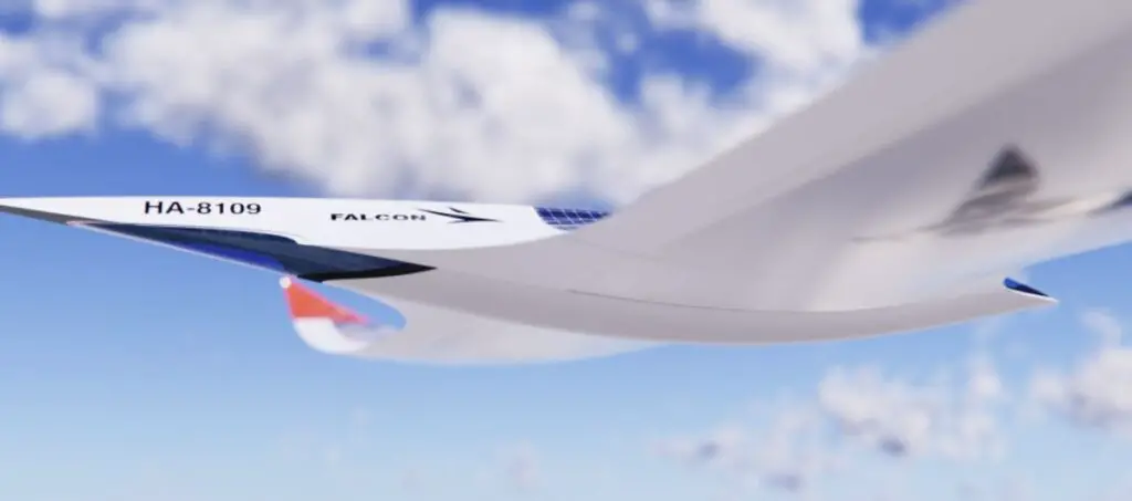 Falcon Solar a futuristic solar aircraft-2-min
