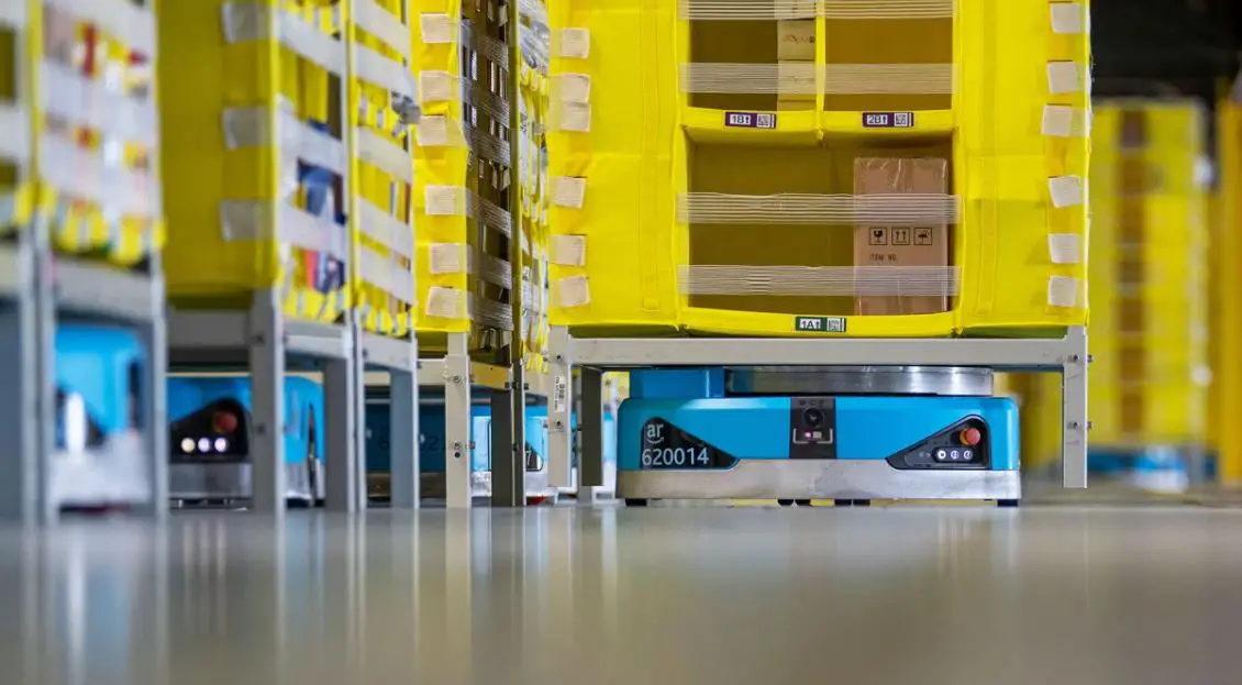 Amazon robotics how robots help sort packages-min