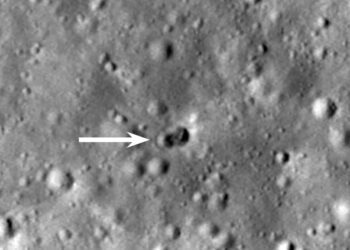 Rocket debris hits moon in March leaving mysterious double craters-min