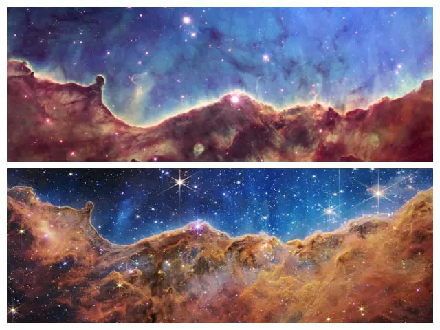 Webb vs Hubble Comparing old and new images to see the power of Webb telescope