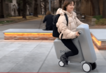 Bu şişme elektrikli bisiklet bir sırt çantasına sığıyor