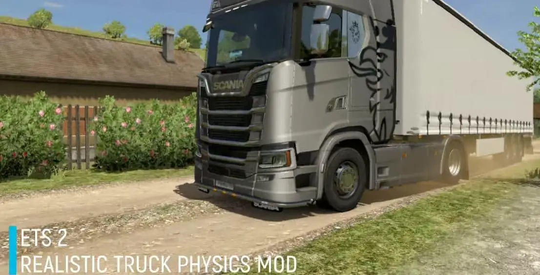 Realistic Truck Physics euro truck simulator 2 mod-min