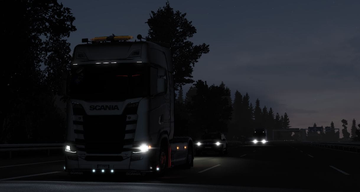 Realistic Vehicle Lights Mod v7.1 Mod euro truck simulator 2-min