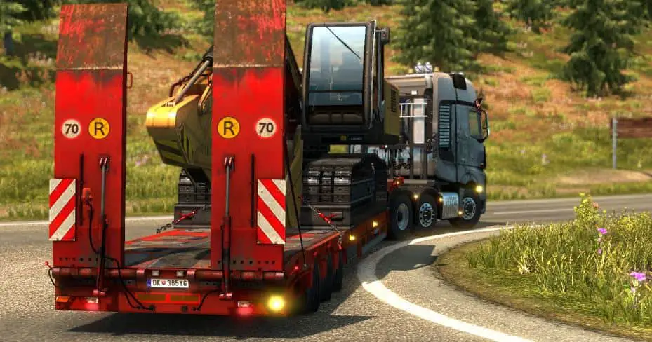 Steerable Axles for Lowbed Trailereuro truck simulator 2 mod-min