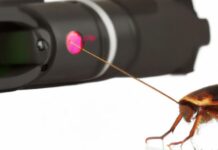 Bilim adamları hamamböceklerini öldürmek için Yapay Zeka lazeri geliştirdi Scientists develop AI laser turret to accurately kill cockroaches-min