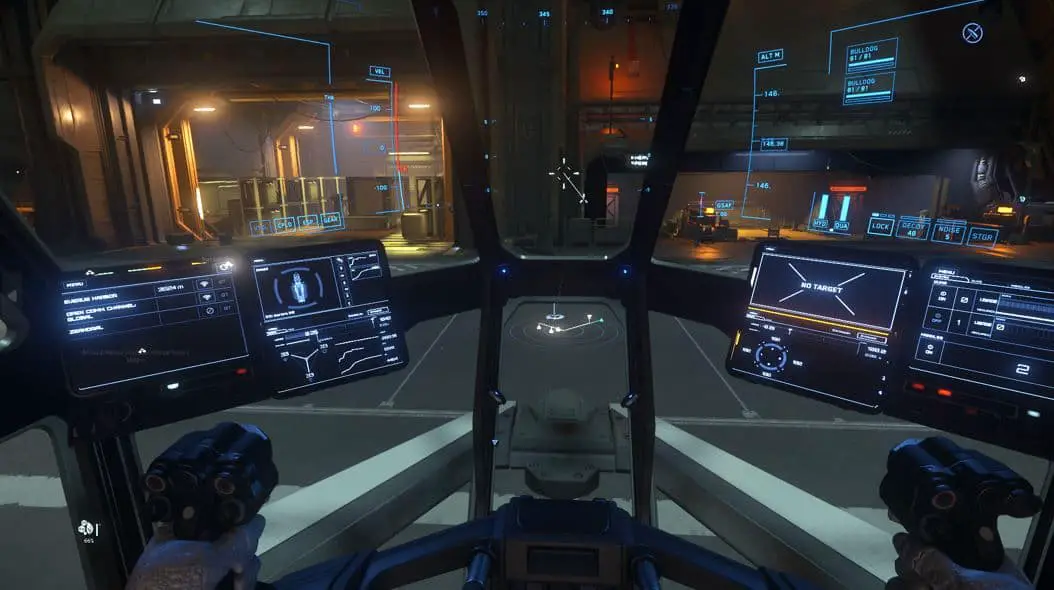 RSI Aurora LX Ship pilot seat