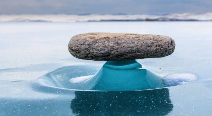 Interesting phenomenon of Zen stones on Baikal Lake