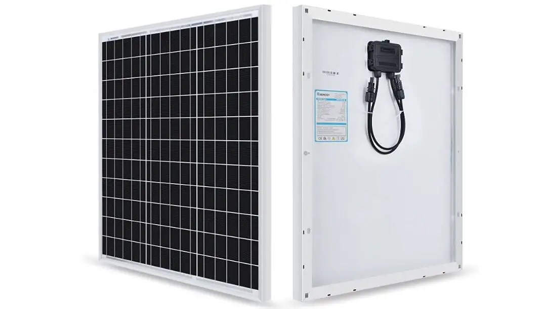 Renogy 50 Watt 12 Volt Monocrystalline Solar Panel-min